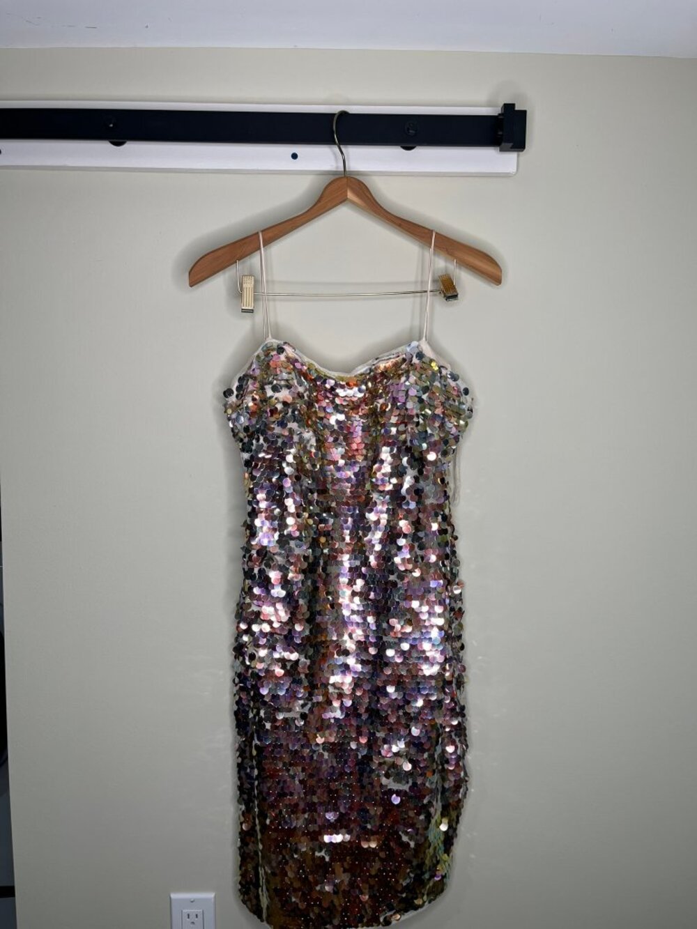 Aidem Mattox sequin mini dress size 2